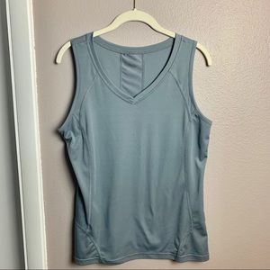 Gray tech work out tank
